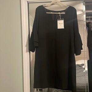 Midi black dress